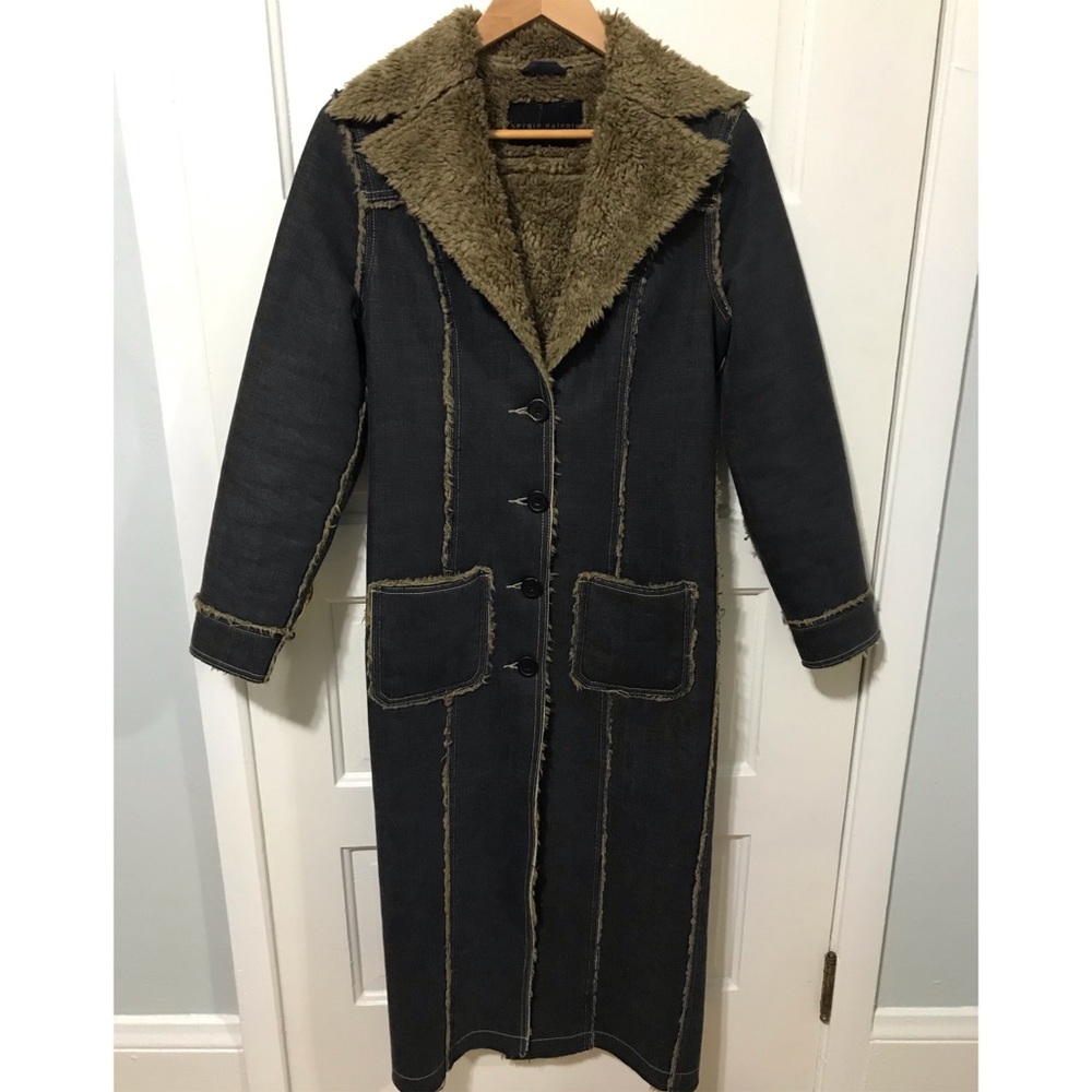 Vintage Shearling Long Duster